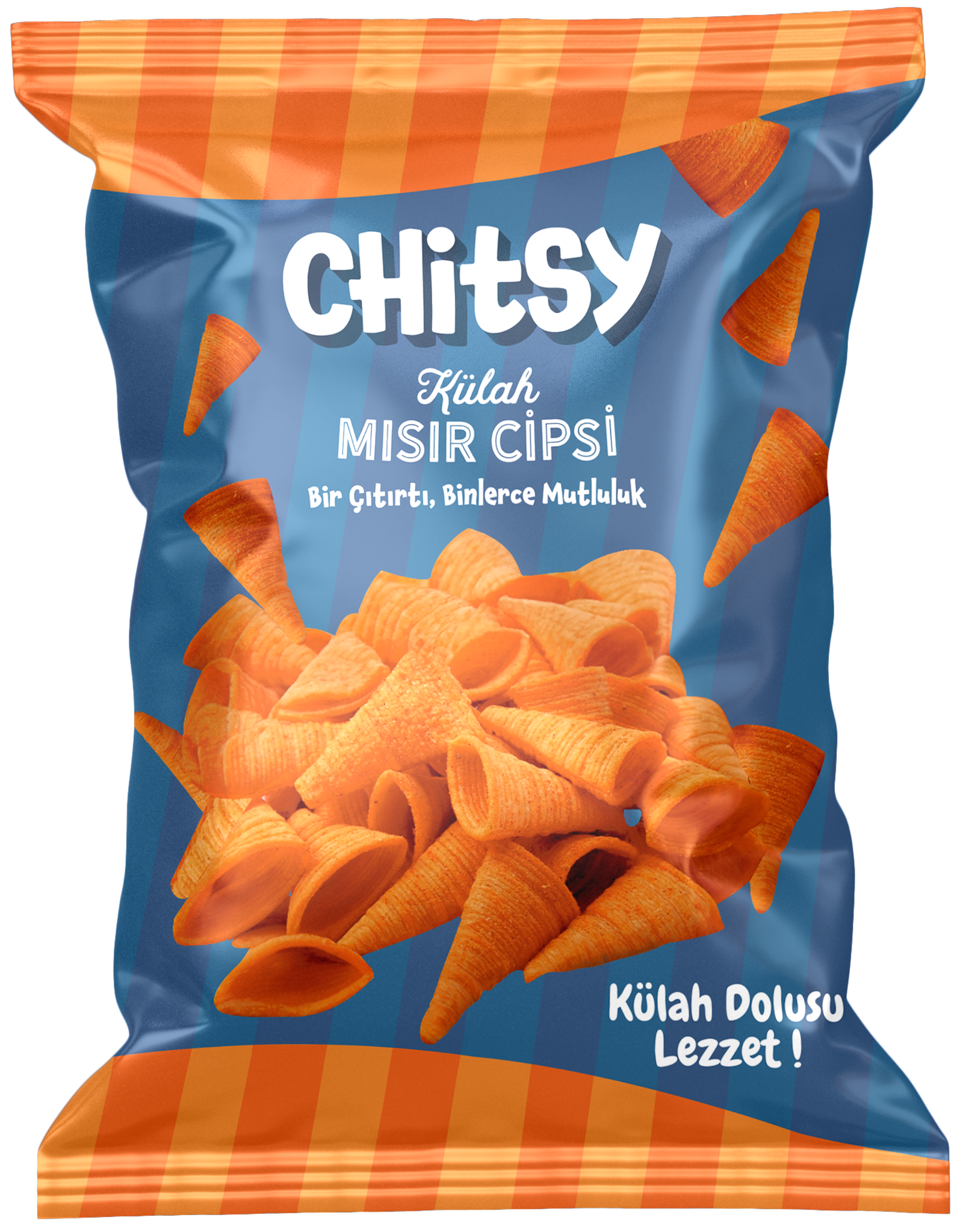 Külah mısır cipsi paketleri